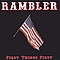 Rambler - First Things First album