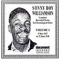 Sonny Boy Williamson - Sonny Boy Williamson Vol. 1 (1937 - 1938) album
