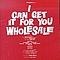 Barbra Streisand - I Can Get It For You Wholesale album