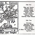 John K. Samson - Slips and Tangles album