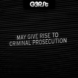 G3rst - May Give Rise To Criminal Prosecution альбом