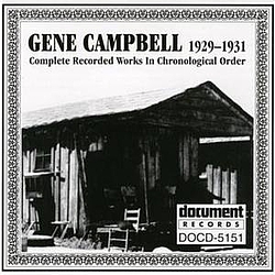 Gene Campbell - Gene Campbell (1929-1931) album