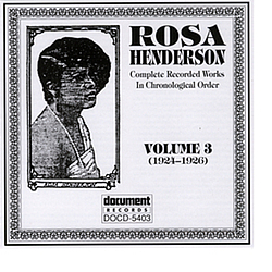 Rosa Henderson - Rosa Henderson Vol. 3 (1924-1926) album