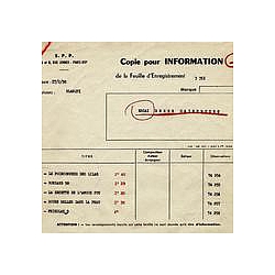 Serge Gainsbourg - Essais pour signature album