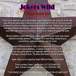 Jokers Wild Band - Please Catch Me альбом