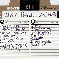 Marilyn Manson - portrait sessions album